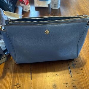 Tory Burch Slate Blue Crossbody Bag